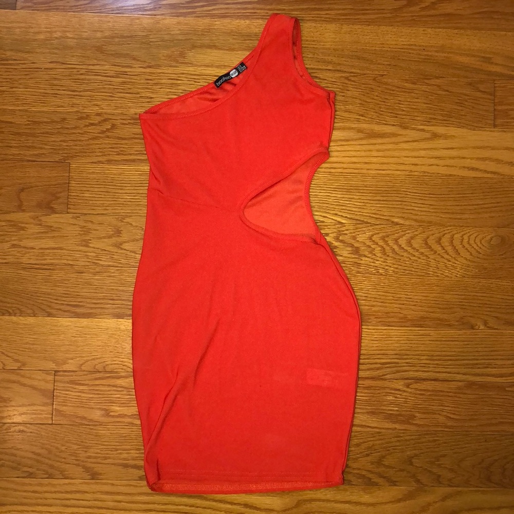 BOOHOO Red Dress size 2